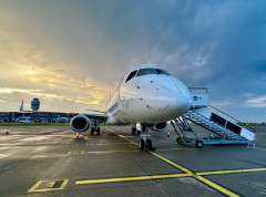 Er Srbija obogatila flotu novim avionom tipa embraer E-195