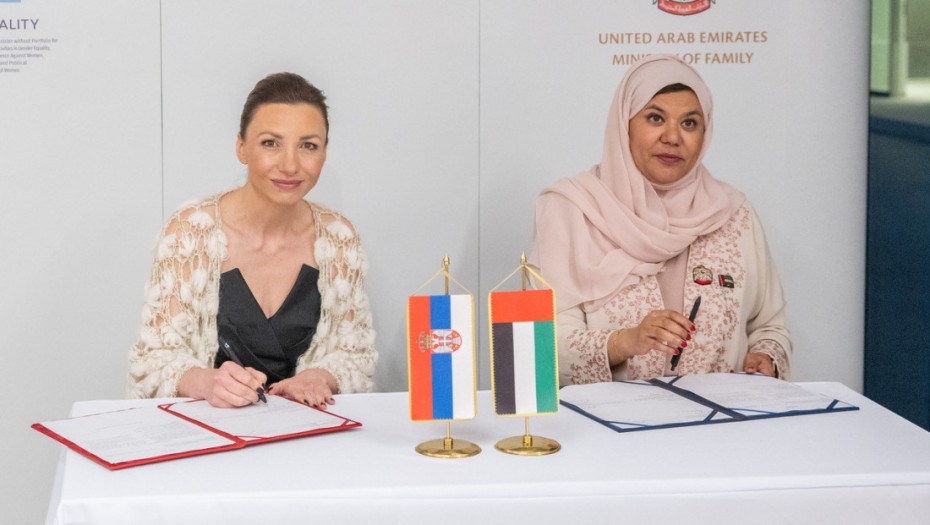 Macura u Abu Dabiju potpisala memorandum sa UAE ministarkom