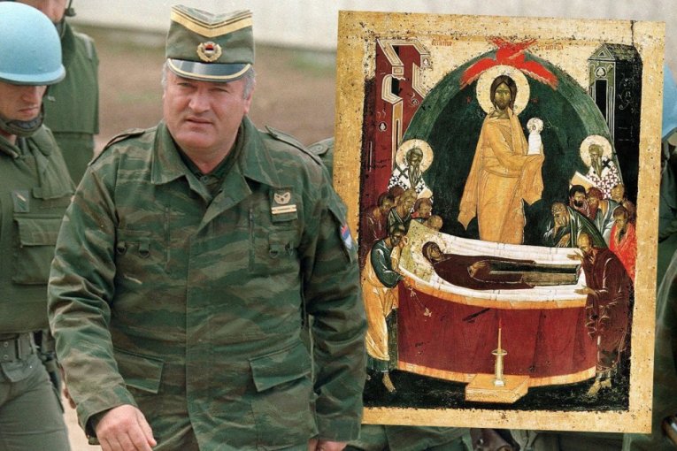 OVO NE MOŽE BITI SLUČAJNO! TAJNA FRESKE RATKA MLADIĆA! ČITAJTE U SRPSKOM TELEGRAFU!